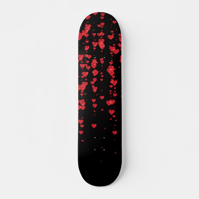 Skateboard Motif de coeur 24 (Devant)