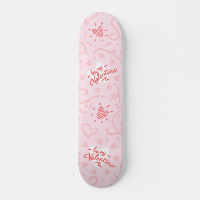 Skateboard Motif de coeur 25 (Devant)