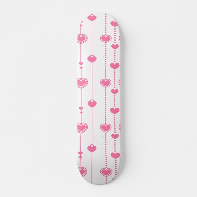 Skateboard Motif de coeur 26 (Devant)