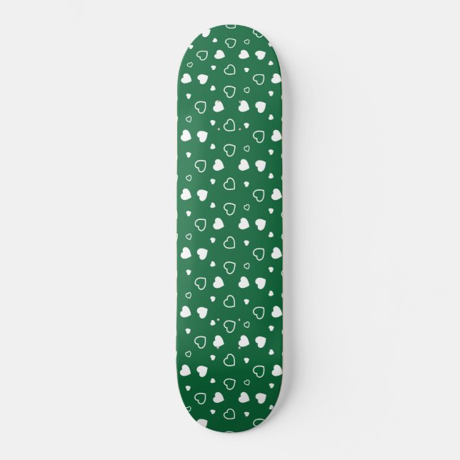Skateboard Motif de cœurs stylisés 6 (Recto)