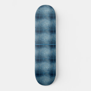 SKATEBOARD MOTIF DE COURBE EN TOURBILLON ONDULÉ