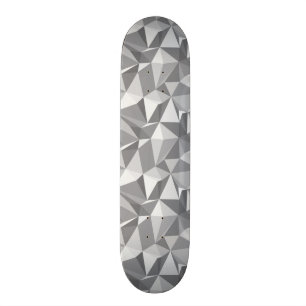 Skateboard Motif de diamant - polygone abstrait