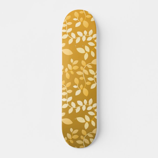 Skateboard Motif de feuilles 6 (Devant)