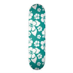 Skateboard Motif de fleur hawaïen de ketmie