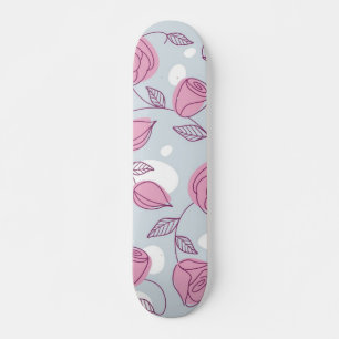Skateboard Motif de fleurs