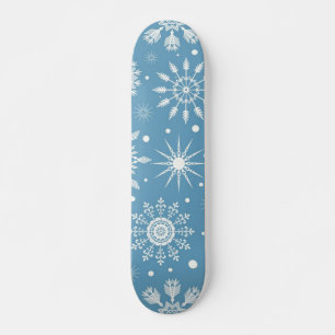 Skateboard Motif de flocon de neige