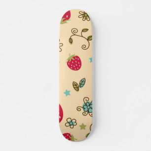 Skateboard Motif de fraises