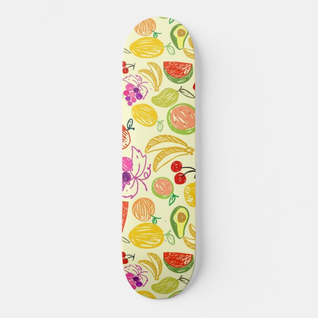 Skateboard Motif de fruits (Recto)