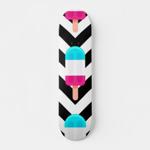 Skateboard Motif de glace en été