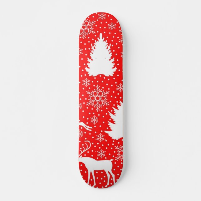 Skateboard Motif de la nouvelle année (Devant)