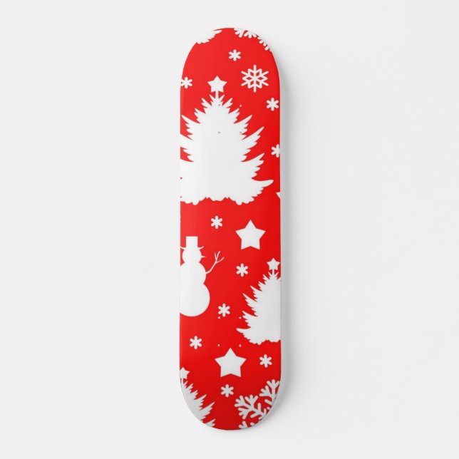 Skateboard Motif de la nouvelle année (Devant)