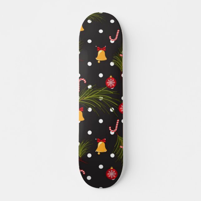 Skateboard Motif de la nouvelle année (Devant)