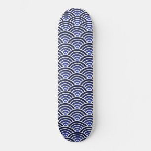 Skateboard Motif de la Seigaiha