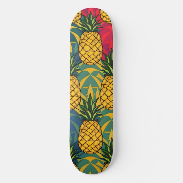 Skateboard Motif de l'ananas  (Recto)