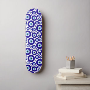 Skateboard Motif de l'œil maléfique, Œil grec, Œil turc, Naza