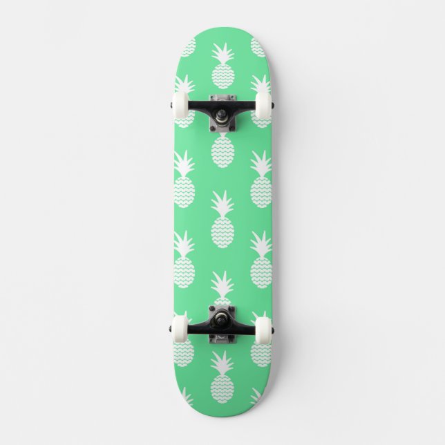 Skateboard Motif de menthe d'ananas (Recto)