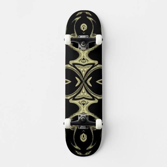Skateboard motif de mode doré moderne (Recto)
