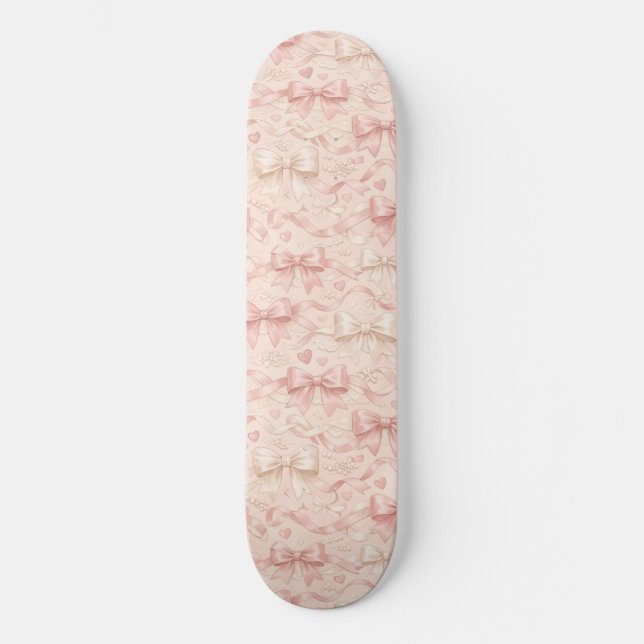 Skateboard Motif de nœud coquette (Recto)