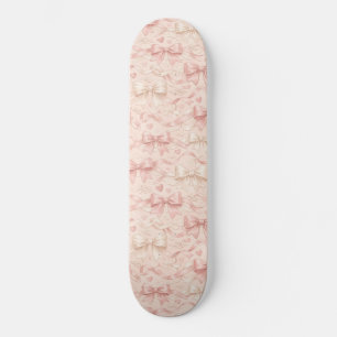 Skateboard Motif de nœud coquette