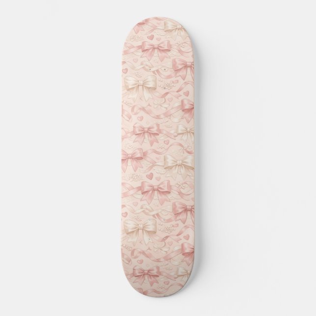 Skateboard Motif de nœud coquette (Recto)