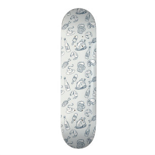 Skateboard Motif de nourriture