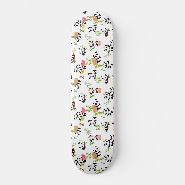 Skateboard Motif de Panda (Recto)