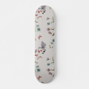 Skateboard Motif de papillon animal sauvage