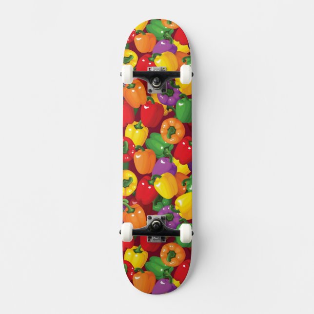 Skateboard Motif de paprika (Recto)