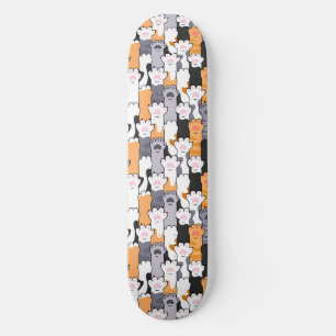Skateboard Motif de pattes de chat