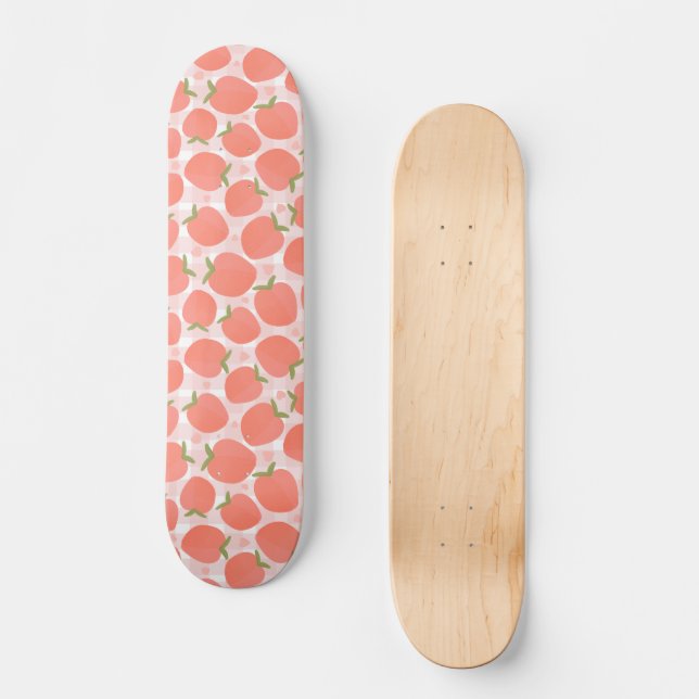 Skateboard Motif de pêche d'été doux (Recto)