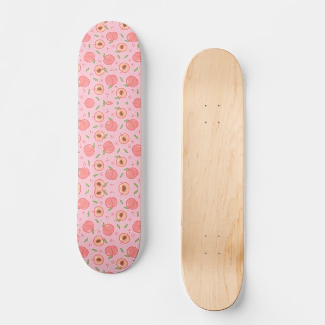 Skateboard Motif de pêche d'été doux (Recto)