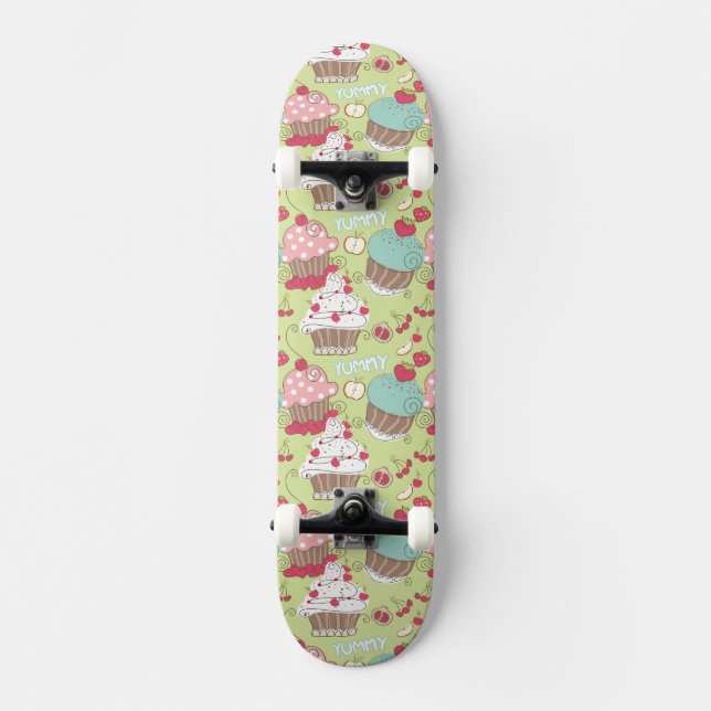 Skateboard Motif de petit gâteau (Recto)