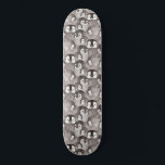 Skateboard Motif de pingouins pour bébés mignons<br><div class="desc">Plat d'aquarelle bébé pingouin motif skateboard.</div>