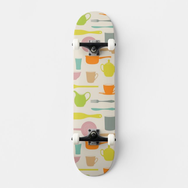 Skateboard Motif de plats (Recto)