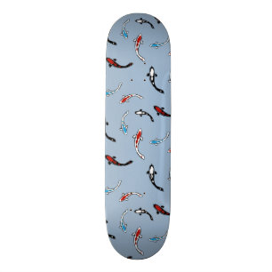 Skateboard Motif de poissons de Koi