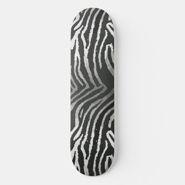Skateboard Motif de rayure de tigre sans couture (Recto)