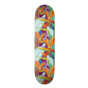Skateboard Motif de Strelitzia