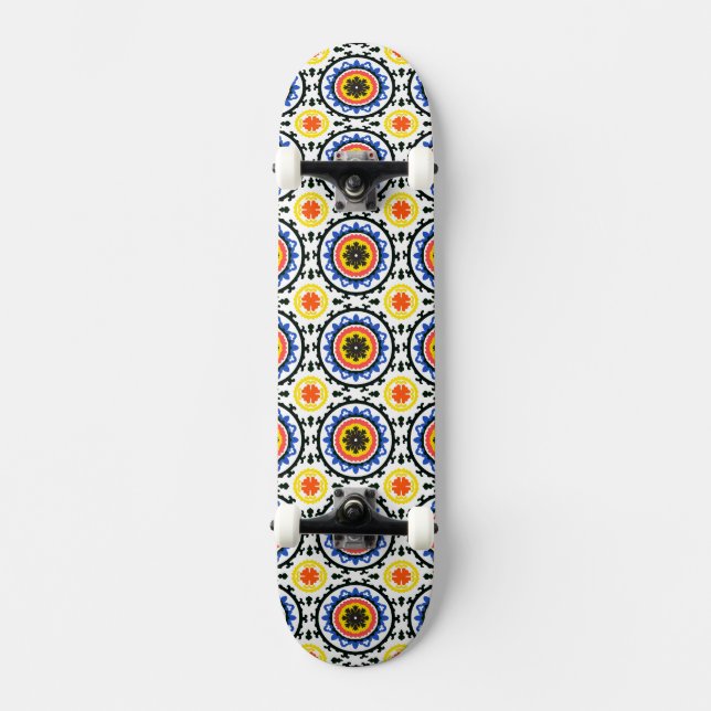 Skateboard Motif de Suzani (Recto)