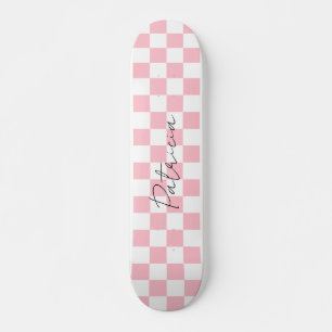 Skateboard Motif de tableau de contrôle rose