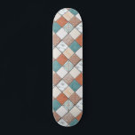Skateboard Motif de texture coloré moderne et géométrique<br><div class="desc">Ce design moderne est orné d'un motif carrelé de motifs colorés, géométriques et abstraits #mosaïque #carrelage #textured #motif #masculine #féminin #girly #stylish #chic #custompresents #sports #extérieur #skate #skateboard #skateboard #fun #cool #custom #fête #anniversaire #giftsforher</div>