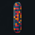 Skateboard Motif de texture coloré moderne et géométrique<br><div class="desc">Ce design moderne est orné d'un motif carrelé de motifs colorés,  géométriques et abstraits #mosaïque #carrelage #textured #motif #masculine #féminin #girly #stylish #chic #custompresents #sports #extérieur #skate #skateboard #skateboard #fun #cool #custom #fête #anniversaire #giftsforher</div>