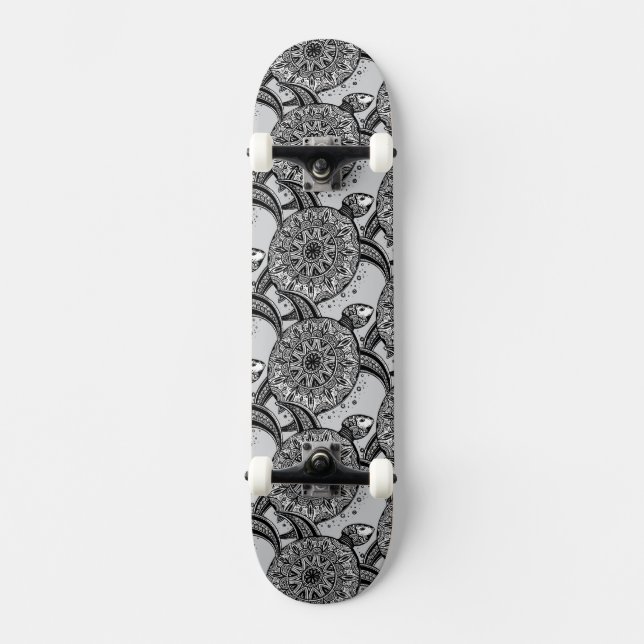 Skateboard Motif de tortue de style (Recto)