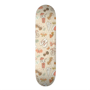 Skateboard Motif de vacances d'été