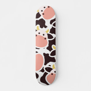 Skateboard Motif de vache mûre