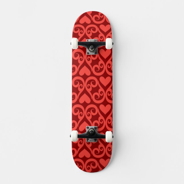 Skateboard Motif de Valentine (Recto)