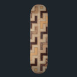 Skateboard Motif décoratif africain en tissu boueux<br><div class="desc">Motif décoratif africain en tissu de boue par Norman Wyatt Jr. aux formes géométriques qui semblent s'accorder. Les fans de Tetris ou de formes géométriques devraient faire cet achat aujourd'hui!</div>