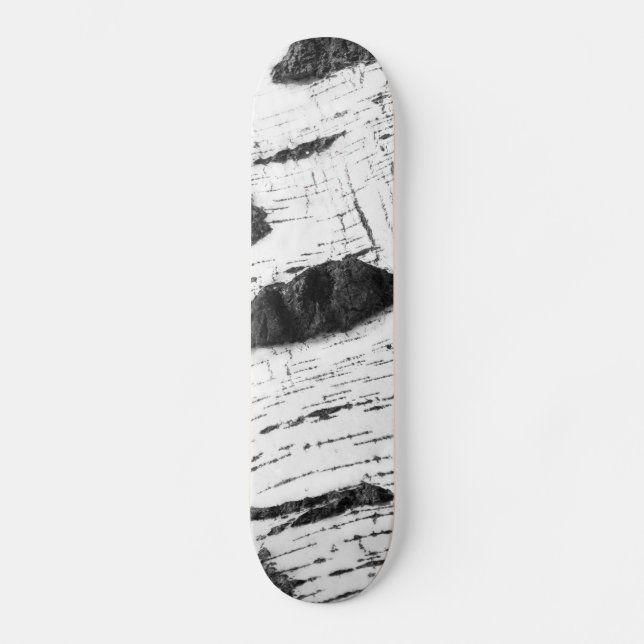 Skateboard Motif d'écorce de bouleau (Recto)