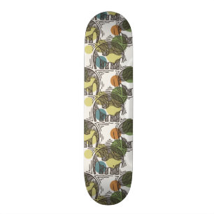 Skateboard Motif d'éléphant