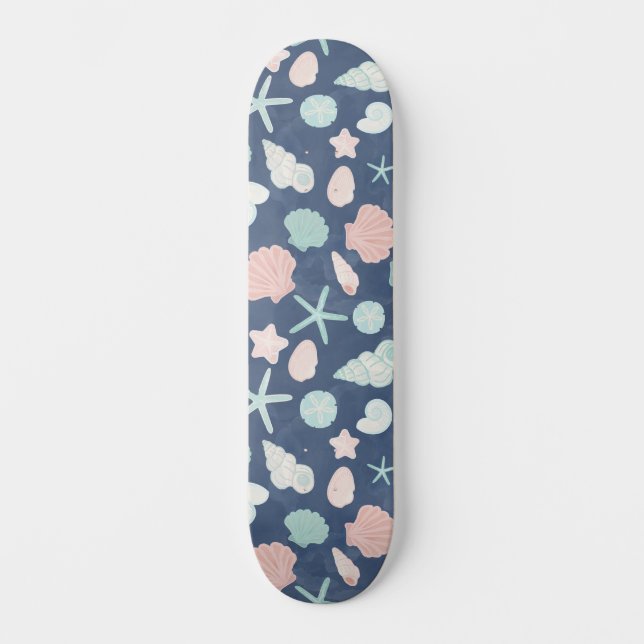Skateboard motif des coquillages (Recto)