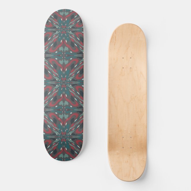 Skateboard Motif des couleurs du sud-ouest des tribus autocht (Recto)